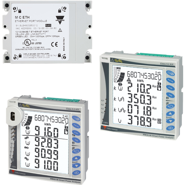 Carlo Gavazzi WM30 and WM40 Multifunction Meter